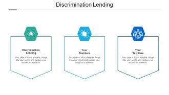 Discrimination lending ppt powerpoint presentation infographic template examples cpb