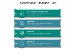 Discrimination reaction time ppt powerpoint presentation infographics guide cpb