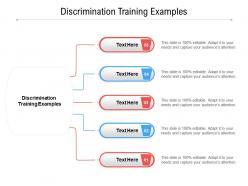 Discrimination training examples ppt powerpoint portrait cpb