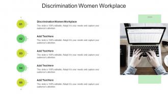 Discrimination Women Workplace In Powerpoint And Google Slides Cpb