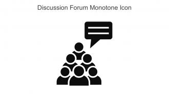 Discussion Forum Monotone Icon In Powerpoint Pptx Png And Editable Eps Format
