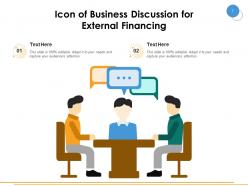Discussion Icon Employee Completion Business Seminar Challenges Financing