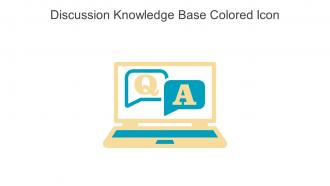 Discussion Knowledge Base Colored Icon In Powerpoint Pptx Png And Editable Eps Format
