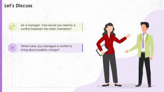 Discussion On Workplace Conflict Prevention Training Ppt
