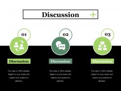 Discussion Ppt Summary Master Slide