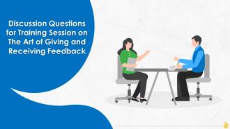 Discussion Questions For Feedback Training Curriculum Training Ppt