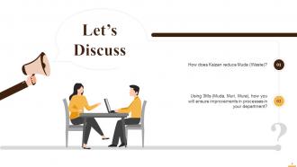 Discussion Questions for Kaizen Training Sessions Training Ppt Best Appealing