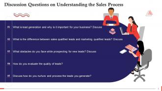 Discussion Questions For Sales Training Ppt Ideas Good