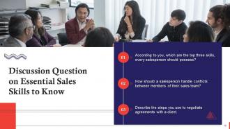 Discussion Questions For Sales Training Ppt Downloadable Good