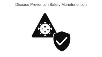 Disease Prevention Safety Monotone Icon In Powerpoint Pptx Png And Editable Eps Format