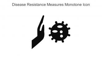 Disease Resistance Measures Monotone Icon In Powerpoint Pptx Png And Editable Eps Format