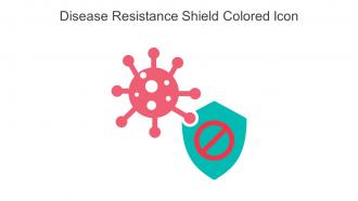Disease Resistance Shield Colored Icon In Powerpoint Pptx Png And Editable Eps Format