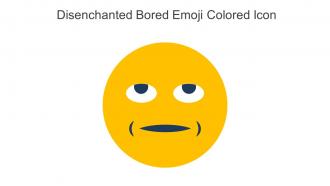 Disenchanted Bored Emoji Colored Icon In Powerpoint Pptx Png And Editable Eps Format