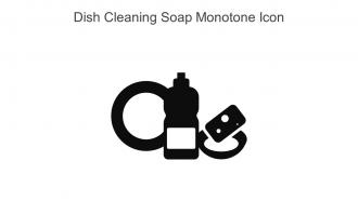 Dish Cleaning Soap Monotone Icon In Powerpoint Pptx Png And Editable Eps Format