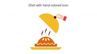 Dish With Hand Colored Icon