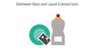 Dishwash Bars And Liquid Colored Icon In Powerpoint Pptx Png And Editable Eps Format