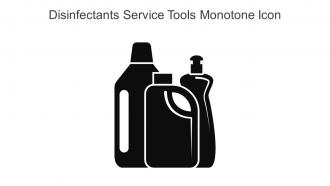 Disinfectants Service Tools Monotone Icon In Powerpoint Pptx Png And Editable Eps Format