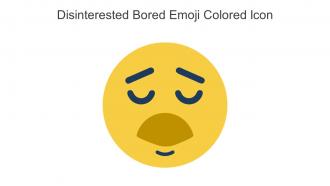 Disinterested Bored Emoji Colored Icon In Powerpoint Pptx Png And Editable Eps Format