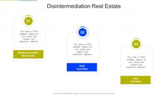 Disintermediation Real Estate In Powerpoint And Google Slides Cpb
