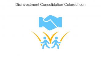 Disinvestment Consolidation Colored Icon In Powerpoint Pptx Png And Editable Eps Format