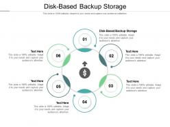 Disk based backup storage ppt powerpoint presentation ideas infographics cpb