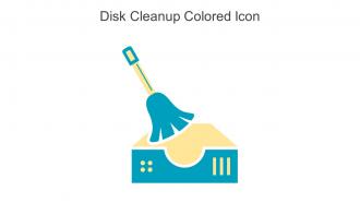 Disk Cleanup Colored Icon In Powerpoint Pptx Png And Editable Eps Format