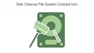 Disk Cleanup File System Colored Icon In Powerpoint Pptx Png And Editable Eps Format