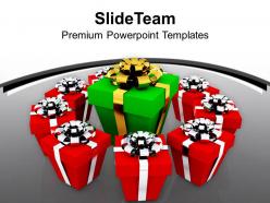 Dispaly of gifts decoration powerpoint templates ppt themes and graphics 0113