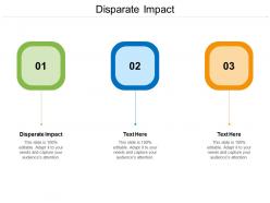 Disparate impact ppt powerpoint presentation inspiration diagrams cpb