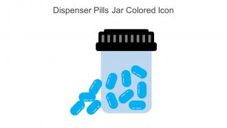 Dispenser Pills Jar Colored Icon In Powerpoint Pptx Png And Editable Eps Format