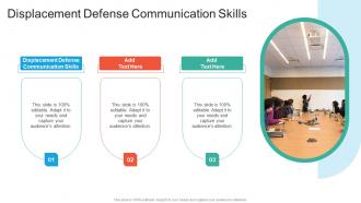 Displacement Defense Communication Skills In Powerpoint And Google Slides Cpb