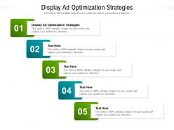 Display ad optimization strategies ppt powerpoint presentation slides inspiration cpb