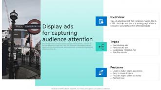 Display Ads For Capturing Audience Attention Driving Sales Revenue MKT SS V
