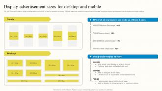 Display Advertisement Sizes For Desktop And Mobile Outbound Advertisement MKT SS V