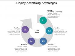 Display advertising advantages ppt powerpoint presentation gallery slides cpb
