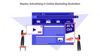 Display Advertising In Online Marketing Illustration