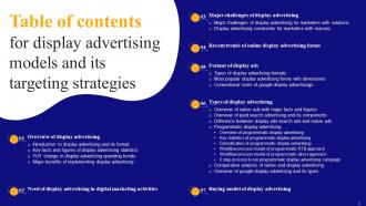 Display Advertising Models And Its Targeting Strategies Powerpoint Presentation Slides MKT CD V Aesthatic Engaging