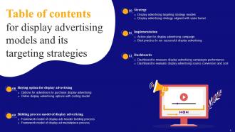 Display Advertising Models And Its Targeting Strategies Powerpoint Presentation Slides MKT CD V Adaptable Engaging