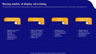 Display Advertising Models Buying Models Of Display Advertising MKT SS V