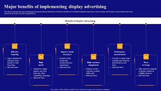 Display Advertising Models Major Benefits Of Implementing Display Advertising MKT SS V