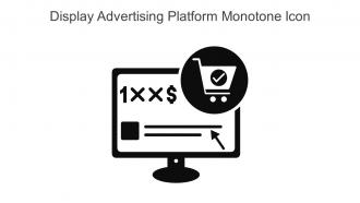 Display Advertising Platform Monotone Icon In Powerpoint Pptx Png And Editable Eps Format