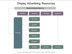 Display advertising resources ppt powerpoint presentation icon designs download cpb