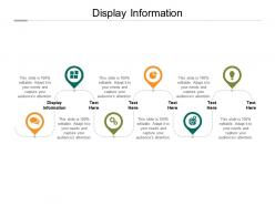 Display information ppt powerpoint presentation icon styles cpb