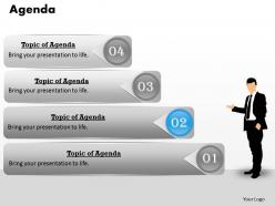 91208307 style essentials 1 agenda 4 piece powerpoint presentation diagram infographic slide