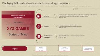 Displaying Billboards Advertisements For Ambushing Complete Guide Of Ambush Marketing