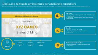 Displaying Billboards Advertisements For Ambushing Comprehensive Ambush Marketing MKT SS V