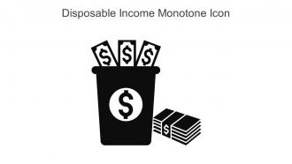 Disposable Income Monotone Icon In Powerpoint Pptx Png And Editable Eps Format