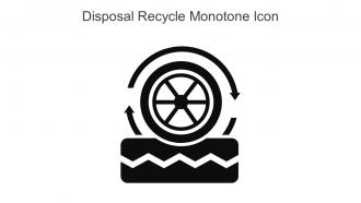Disposal Recycle Monotone Icon In Powerpoint Pptx Png And Editable Eps Format