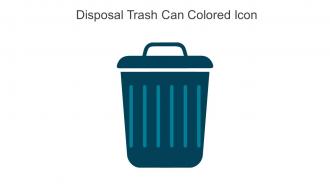 Disposal Trash Can Colored Icon In Powerpoint Pptx Png And Editable Eps Format