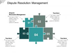 Dispute resolution management ppt powerpoint presentation ideas file formats cpb